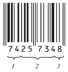 Що означають перші дві або три цифри на штрих коді вироби