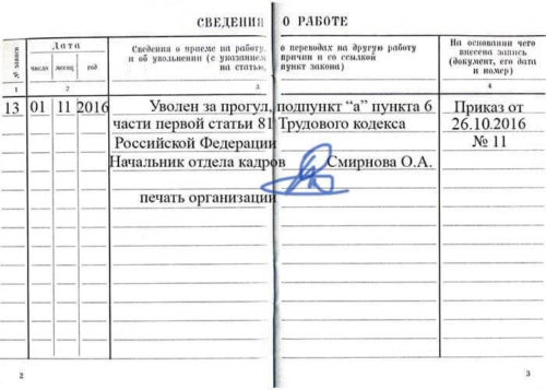 Увольнение