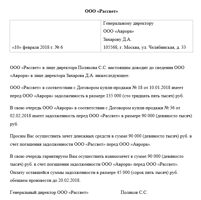 Письмо на перенос денежных средств с одного договора на другой образец